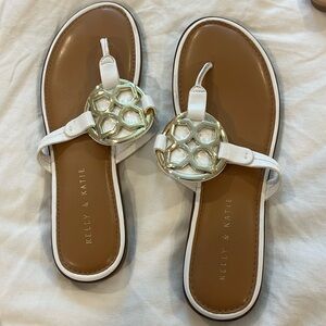 Kelly & Katie white sandals